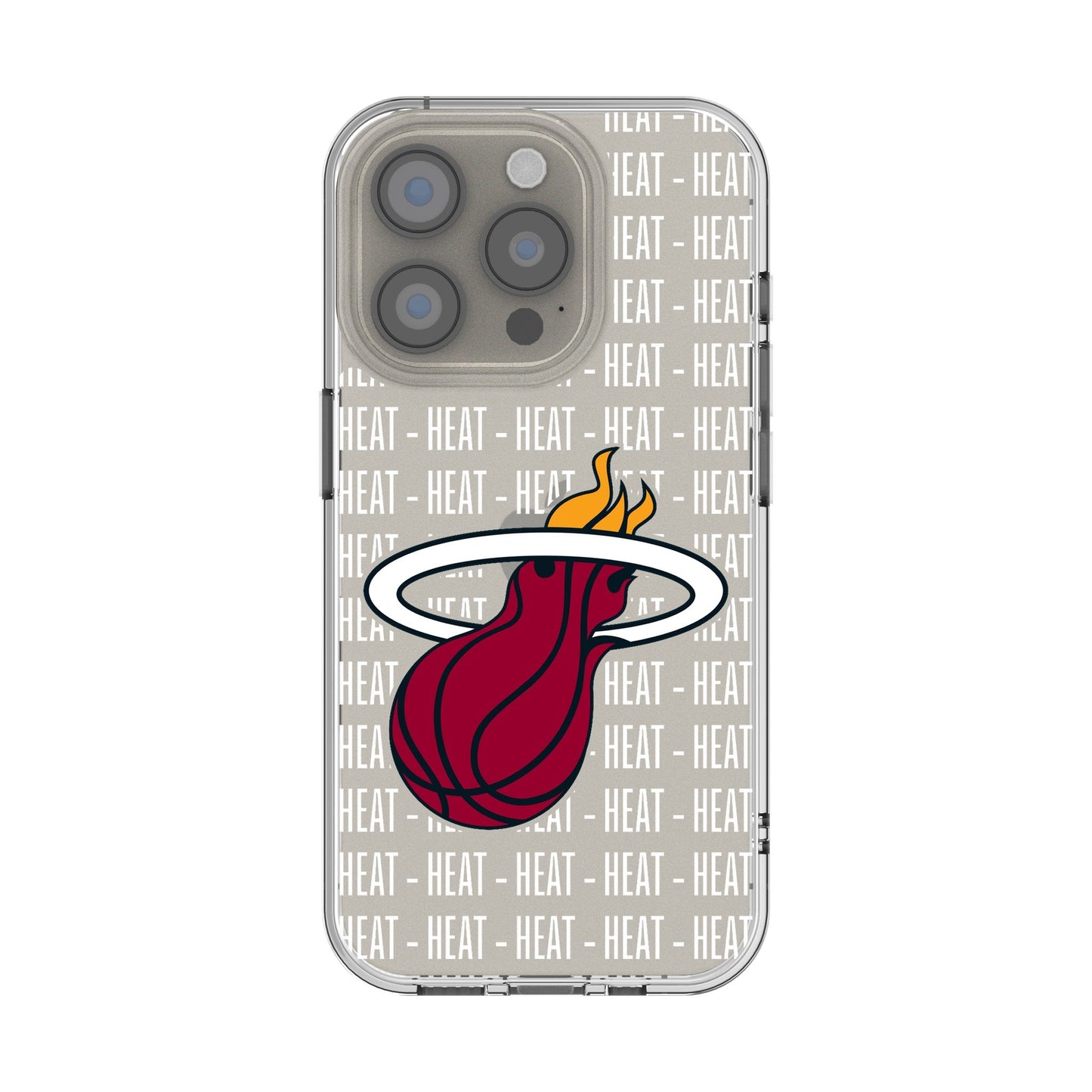 Miami Heat Blackletter Clear Case