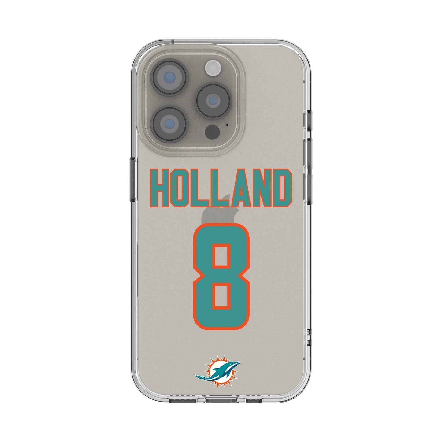 Jevon Holland Miami Dolphins 8 Ready Clear Phone Case