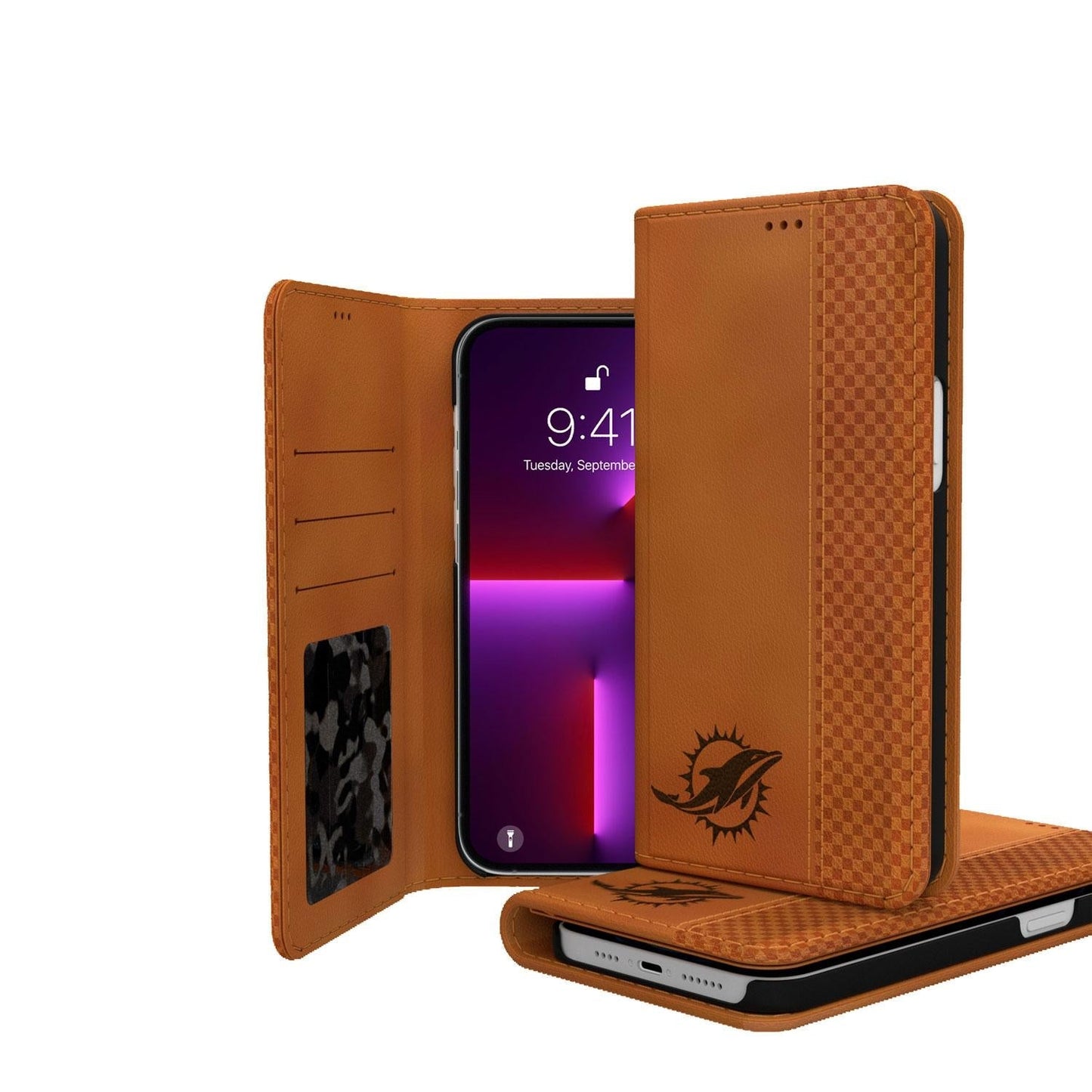Miami Dolphins Burn Folio Phone Case
