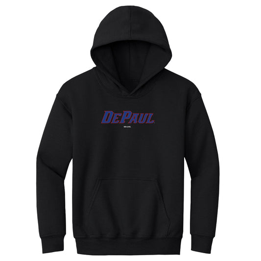 DePaul Blue Demons Wordmark WHT