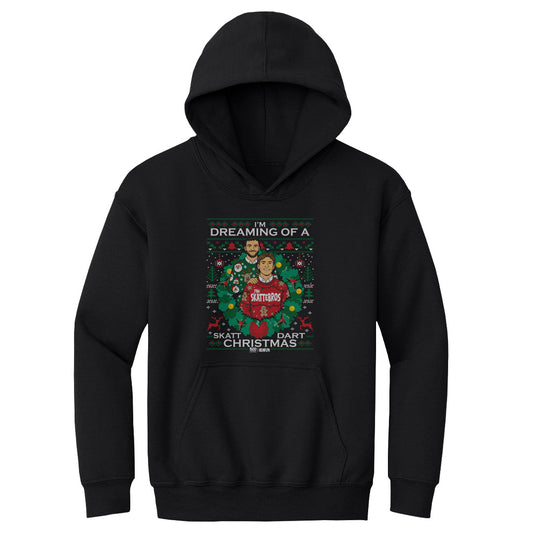 Jaxson Dart & Cam Skattebo New York G Ugly Sweater WHT