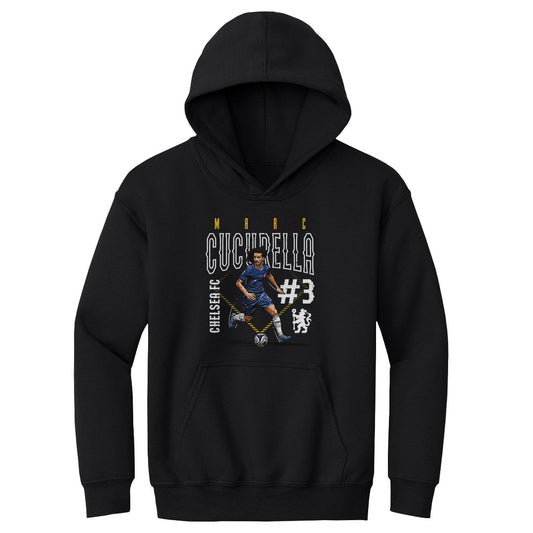 Marc Cucurella Chelsea FC Outline Number WHT