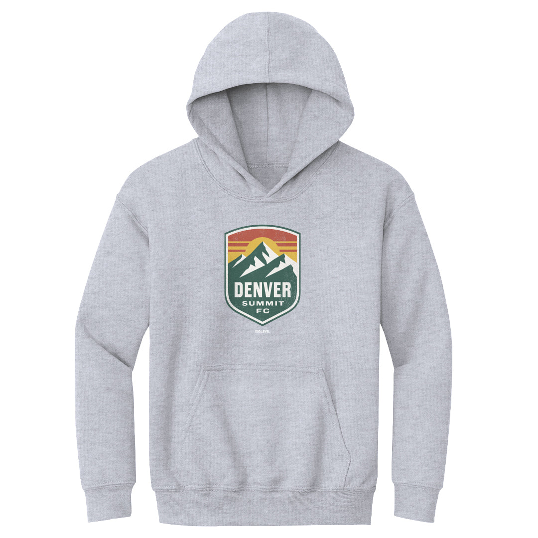 Denver Summit FC Vintage Primary Logo Gray WHT