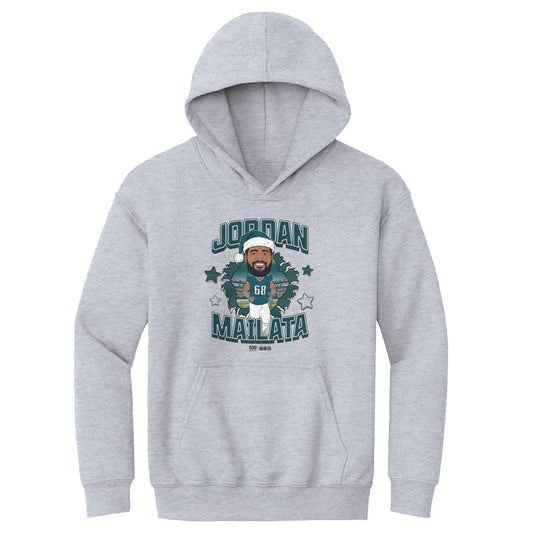 Jordan Mailata Philadelphia Santa Hat WHT