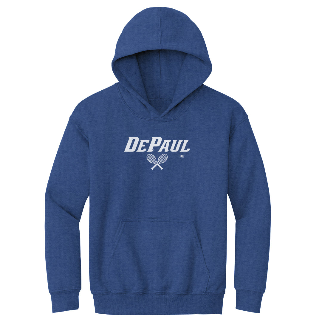DePaul Blue Demons Tennis Minimalist WHT