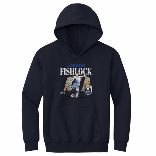 Jess Fishlock Seattle Reign FC Cracked Number WHT