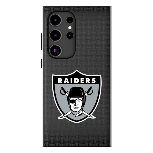 Oakland Raiders 1963 Historic Collection Linen MagSafe Compatible Phone Case for Samsung Galaxy