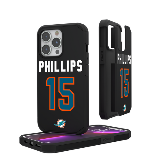 Jaelan Phillips Miami Dolphins 15 Ready Rugged Phone Case