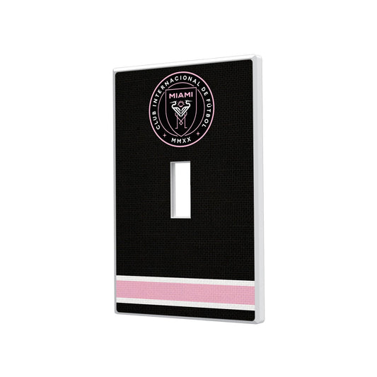 Inter Miami CF Stripe Hidden-Screw Light Switch Plate