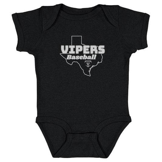 Vandegrift Crown Trio Baseball Texas Map WHT
