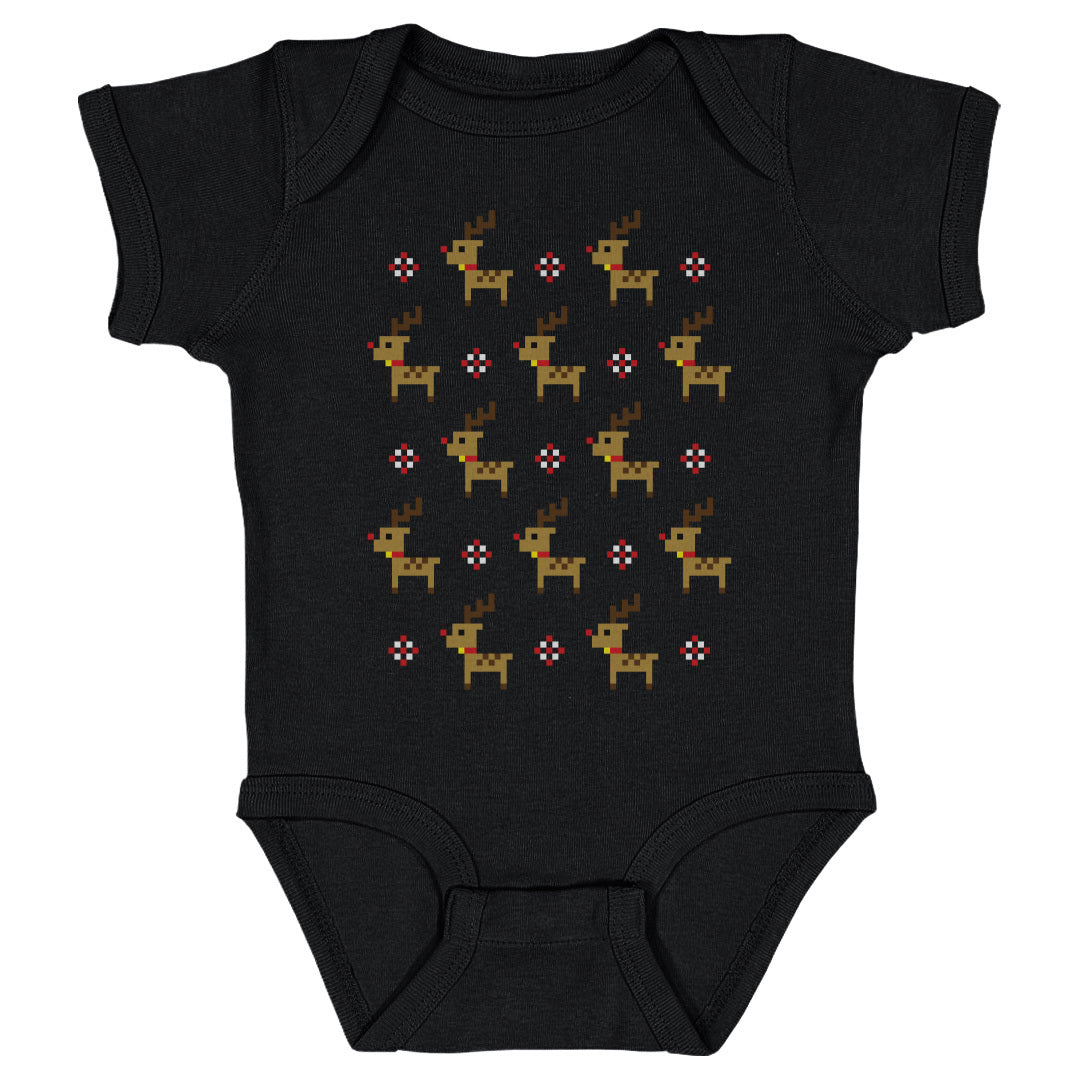 Christmas 8-bit Reindeer WHT