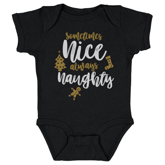 Christmas Sometimes Nice Always Naughty WHT