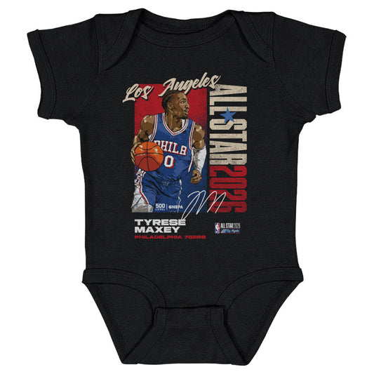Tyrese Maxey Philadelphia 76ers 2026 NBA All-Star Vertical WHT