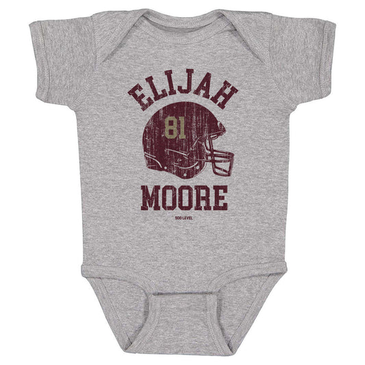 Elijah Moore College Helmet Font