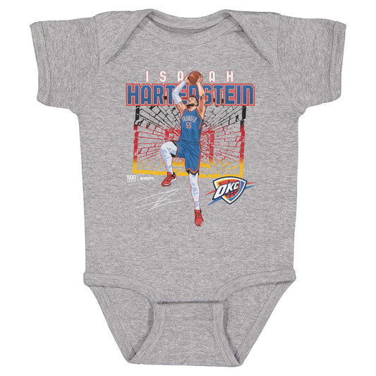 Isaiah Hartenstein Oklahoma City Thunder Shattered Flag WHT