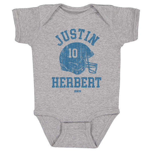 Justin Herbert Los Angeles C Helmet Font