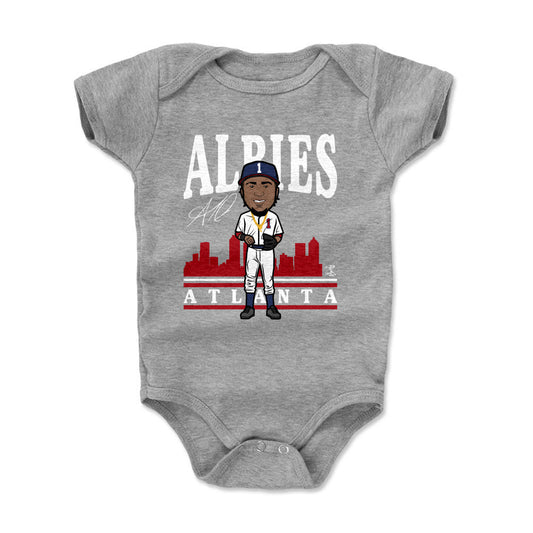 Ozzie Albies Toon R WHT