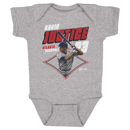 David Justice Atlanta Diamond WHT