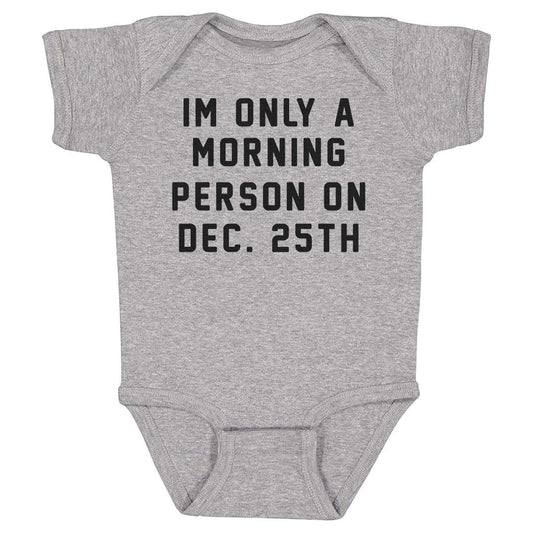 Christmas Morning Person On Christmas