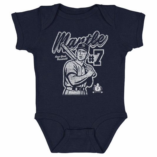 Mickey Mantle New York Y Retro WHT