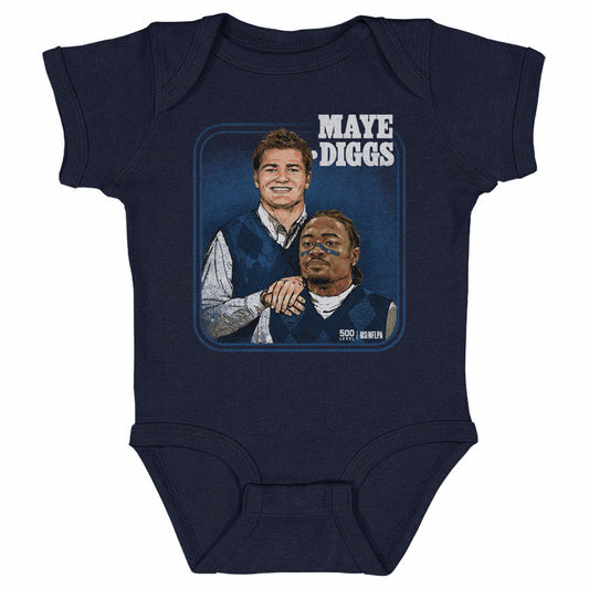Drake Maye & Stefon Diggs New England Step Brothers WHT
