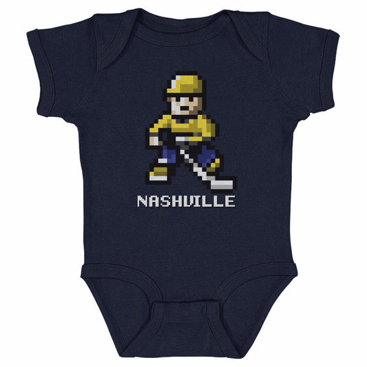 Nashville Hockey 8-bit WHT