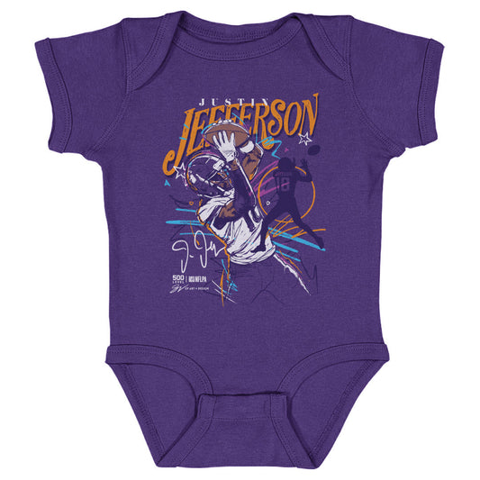 Justin Jefferson Minnesota Scribble WHT