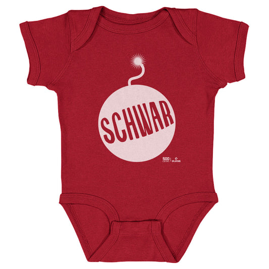 Kyle Schwarber Philadelphia Schwarbomb Vector WHT
