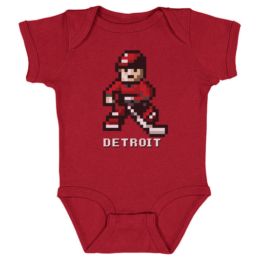 Detroit Hockey 8-bit WHT