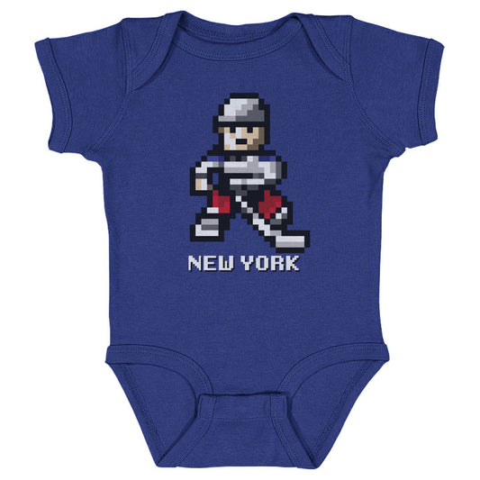 New York R Hockey 8-bit WHT