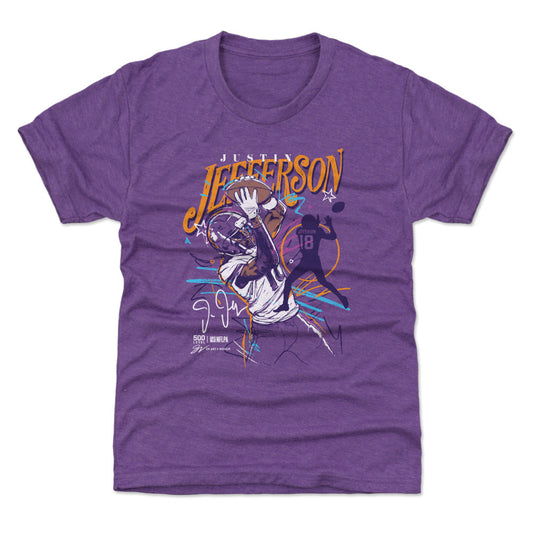 Justin Jefferson Minnesota Scribble WHT
