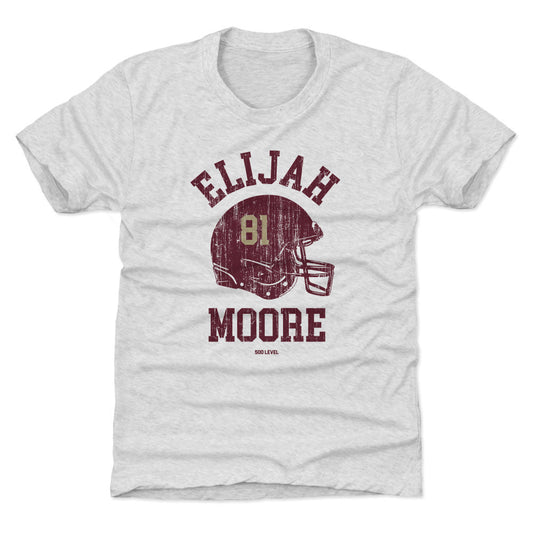 Elijah Moore College Helmet Font