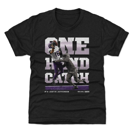 Justin Jefferson Minnesota One Hand Catch WHT