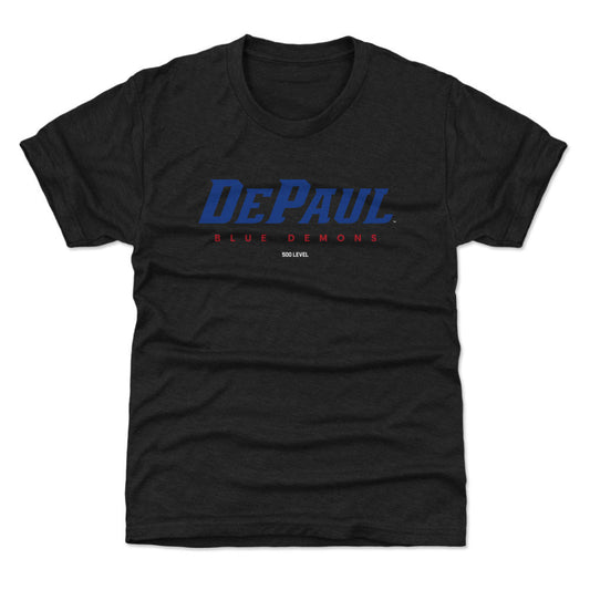 DePaul Blue Demons Wordmark Blue Demons WHT