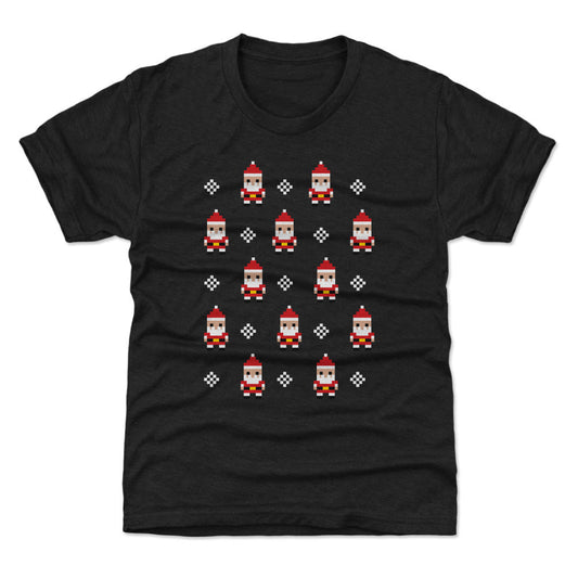 Christmas 8-bit Santas WHT