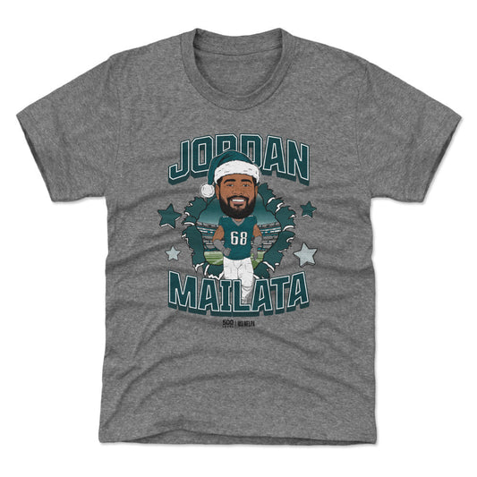 Jordan Mailata Philadelphia Santa Hat WHT