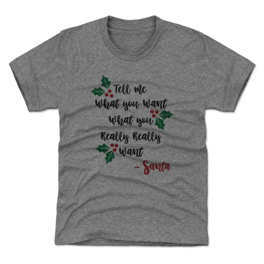 Christmas Tell Me What You Want Santa