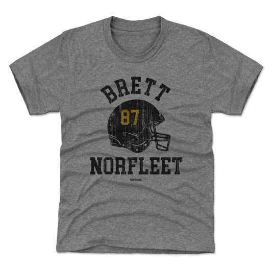 Brett Norfleet College Helmet Font