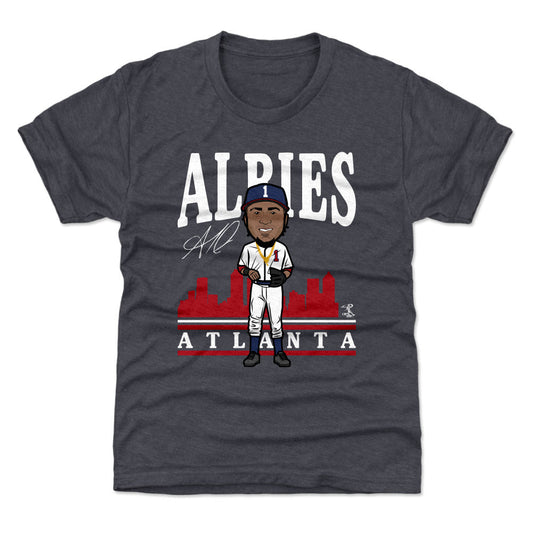 Ozzie Albies Toon R WHT