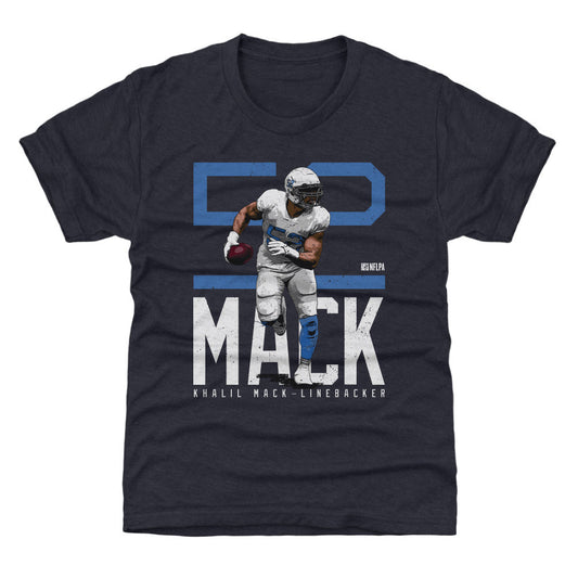 Khalil Mack Los Angeles C Bold Number WHT