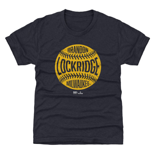 Brandon Lockridge Milwaukee Vintage Baseball WHT
