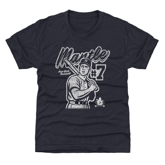 Mickey Mantle New York Y Retro WHT