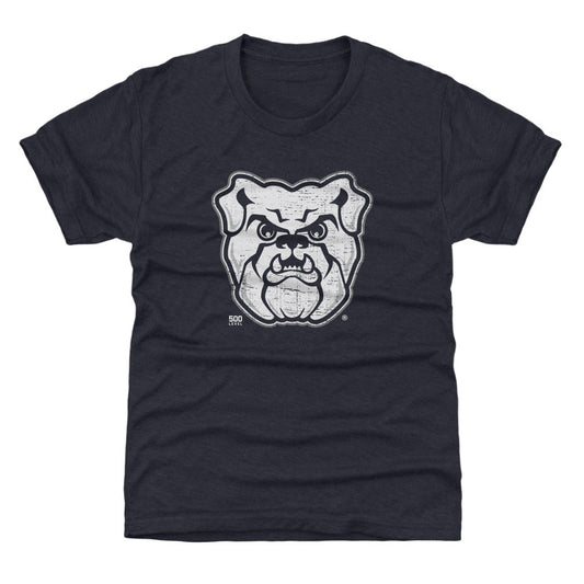 Butler Bulldogs Bulldog Vintage Logo WHT