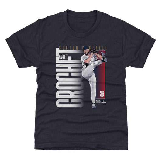 Garrett Crochet Boston Vertical Name WHT