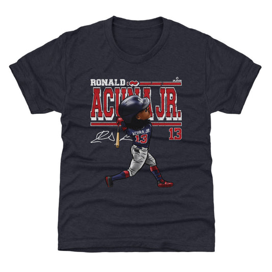 Ronald Acuna Jr. Cartoon WHT