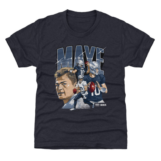 Drake Maye New England Collage WHT