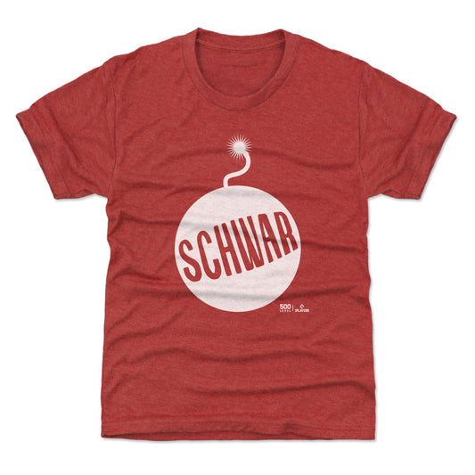 Kyle Schwarber Philadelphia Schwarbomb Vector WHT