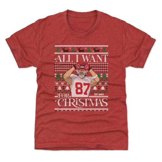 Travis Kelce Kansas City Ugly Sweater WHT
