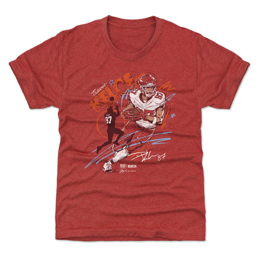 Travis Kelce Kansas City Scribble WHT