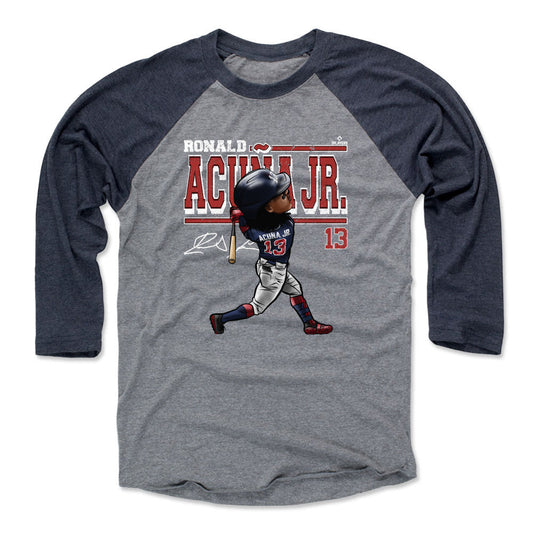 Ronald Acuna Jr. Cartoon WHT